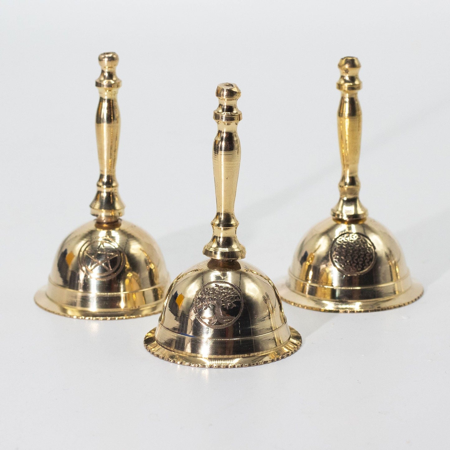 Small Altar Brass Bell - Penta Moon - Luna Temple