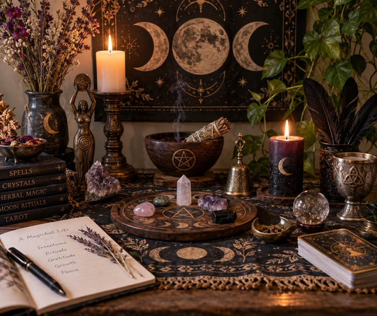 How to Create a Witch Altar: A Beginner’s Guide to Altar Items and Setup - Luna Temple