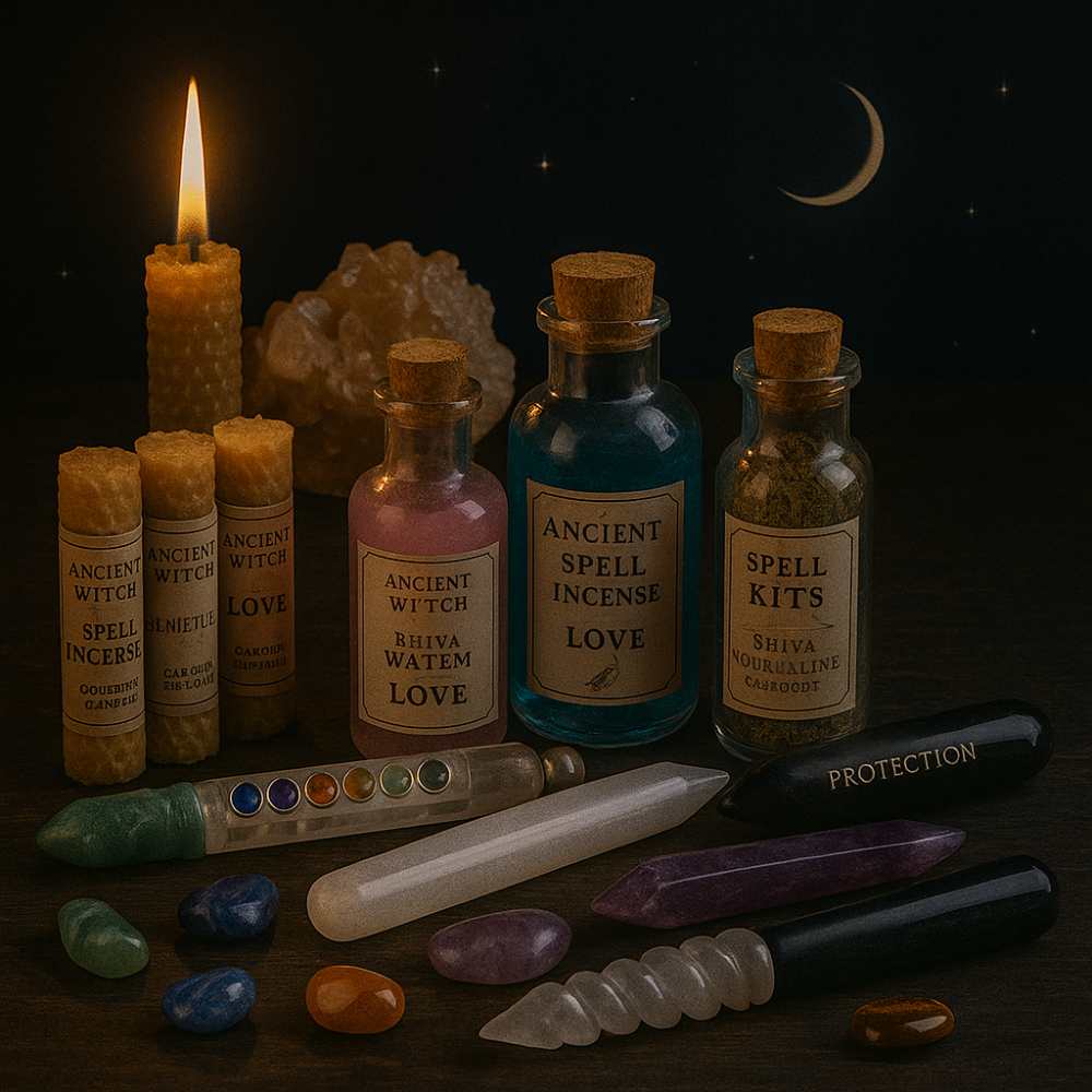 Crystal Wands & Energy Tools - Luna Temple