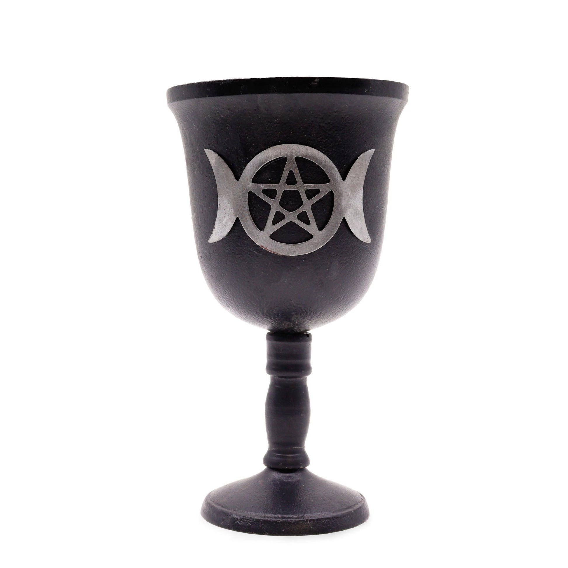 Iron Ritual Goblet with Triple Moon