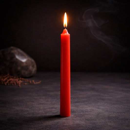 Magic Candles - Manifestation - Red - Root Chakra - Pack of 12