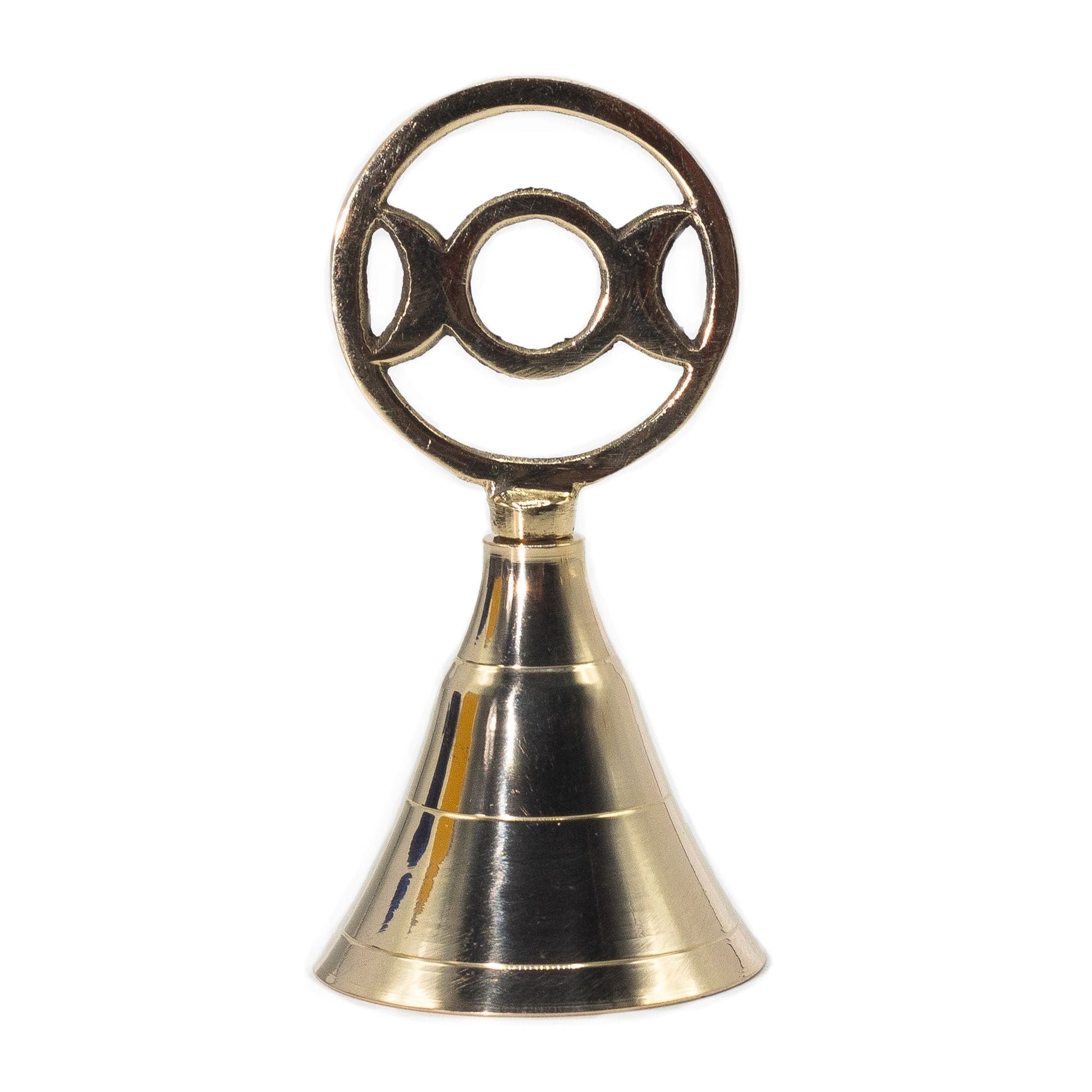 Altar Brass Bell - Three Moon - Luna Temple