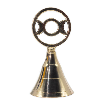 Altar Brass Bell - Three Moon - Luna Temple