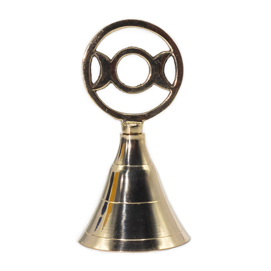 Altar Brass Bell - Three Moon - Luna Temple
