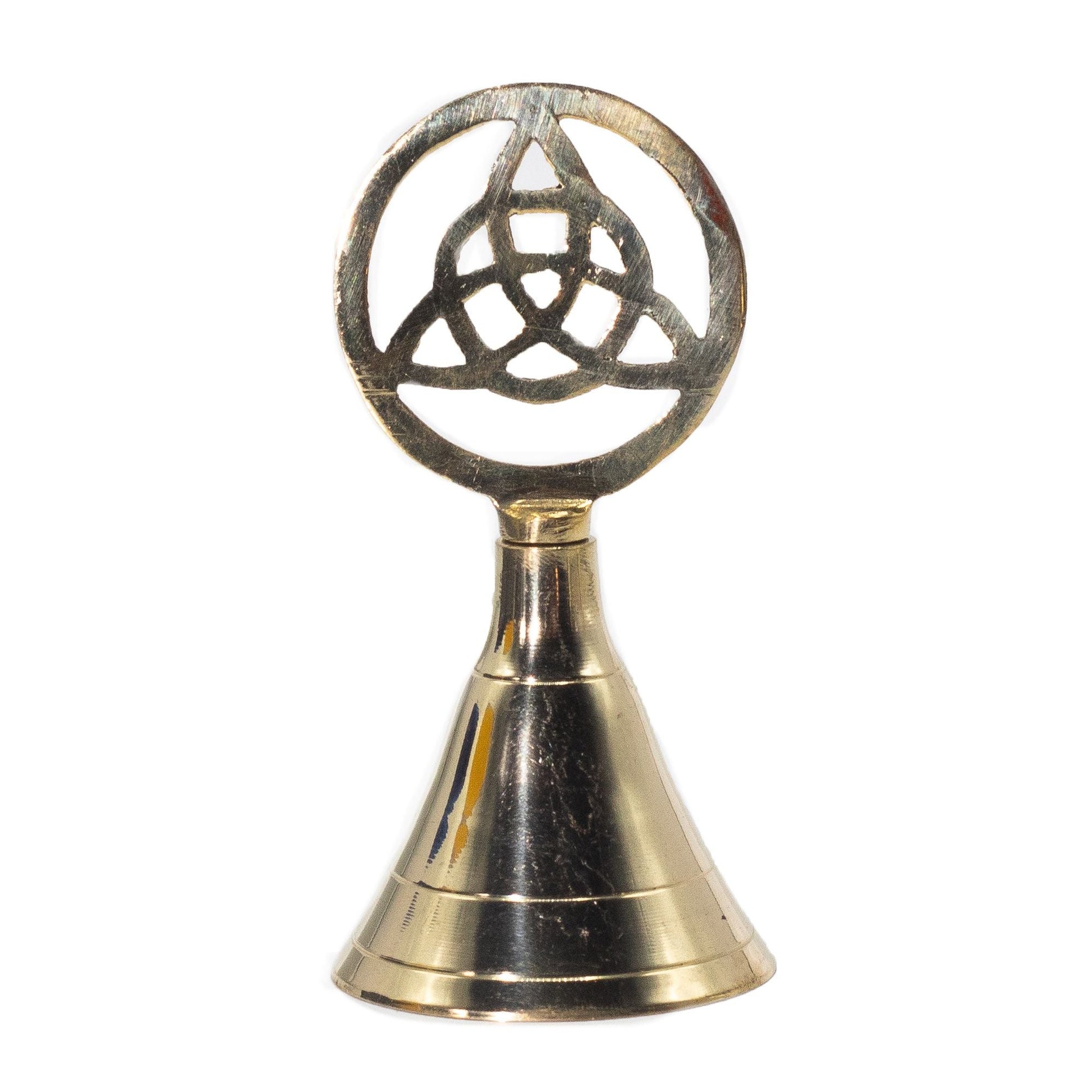 Altar Brass Bell - Triquetra - Luna Temple