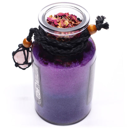 Bath Spell Potion with Rose Quartz Amulet – Love