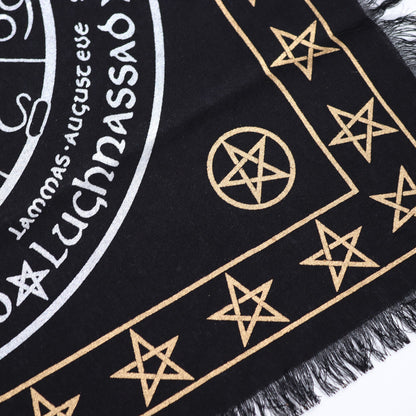 Esoteric Fringed Altar Cloth – Life, Death & Rebirth