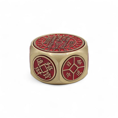 Feng Shui Fortune - Red Calendar & Coin Dice - Auspicious Date Selector