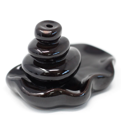 Backflow Incense Burner – Pebbles into Pool - Luna Temple