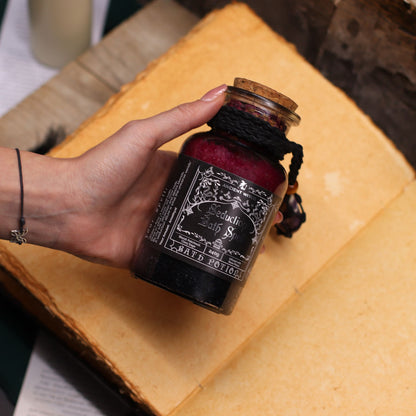 Bath Spell Potion with Amethyst Amulet – Seduction - Luna Temple
