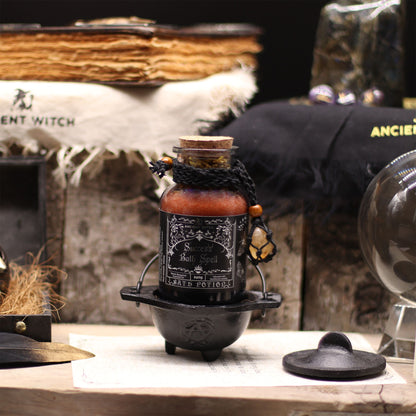 Bath Spell Potion with Citrine Amulet – Success - Luna Temple