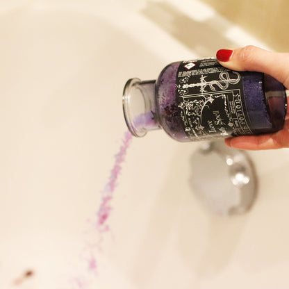 Bath Spell Potion with Rose Quartz Amulet – Love - Luna Temple