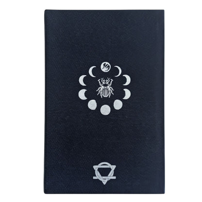 Black Gratitude Journal with Silver Lining - 120 pages - I am Thankful For - Luna Temple