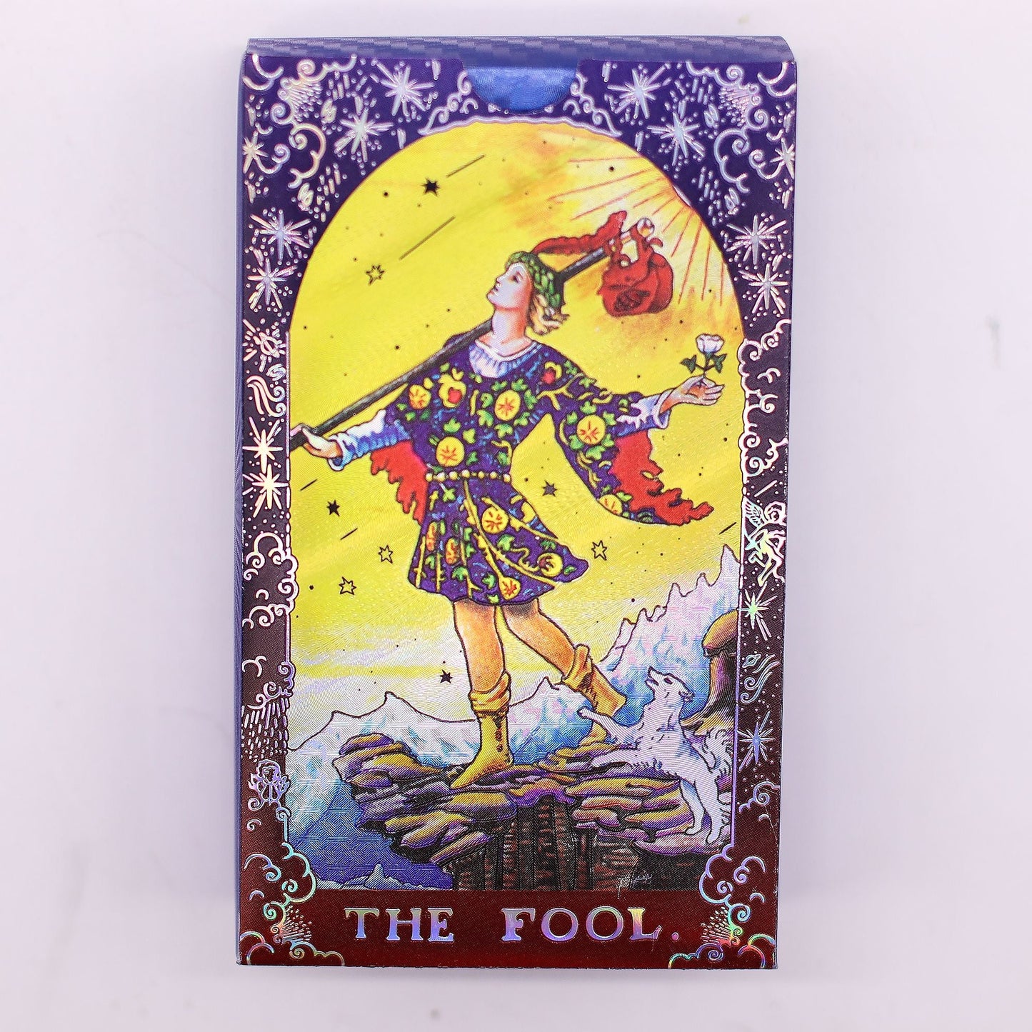 Blue Foil Tarot Card Set - Mandala - with booklet - Luna Temple