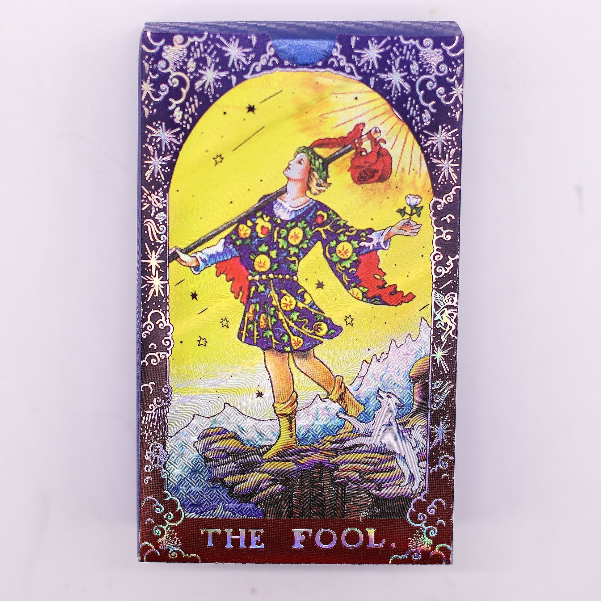 Blue Foil Tarot Card Set - Mandala - with booklet - Luna Temple
