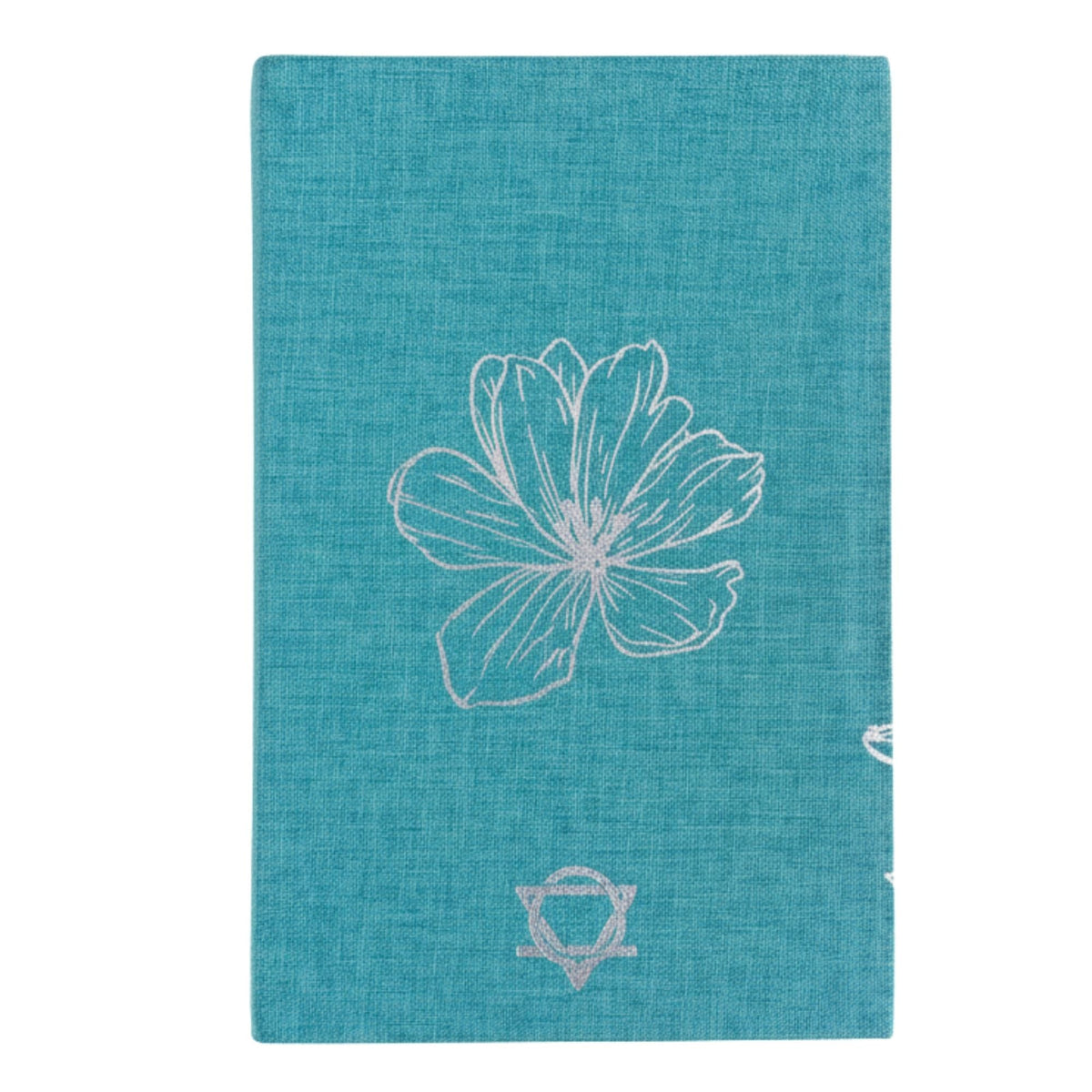 Blue Gratitude Journal with Silver Lining - 120 pages - I am Thankful For - Luna Temple