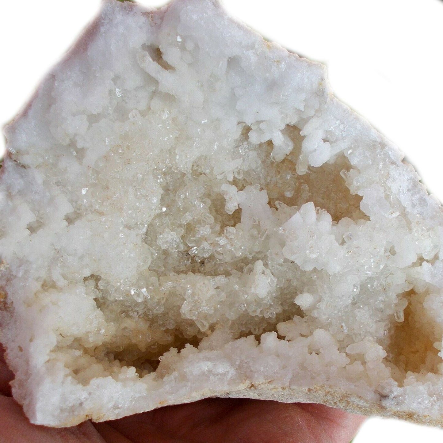 Calcite Geodes 10–12cm – Natural Crystal Pair - Luna Temple