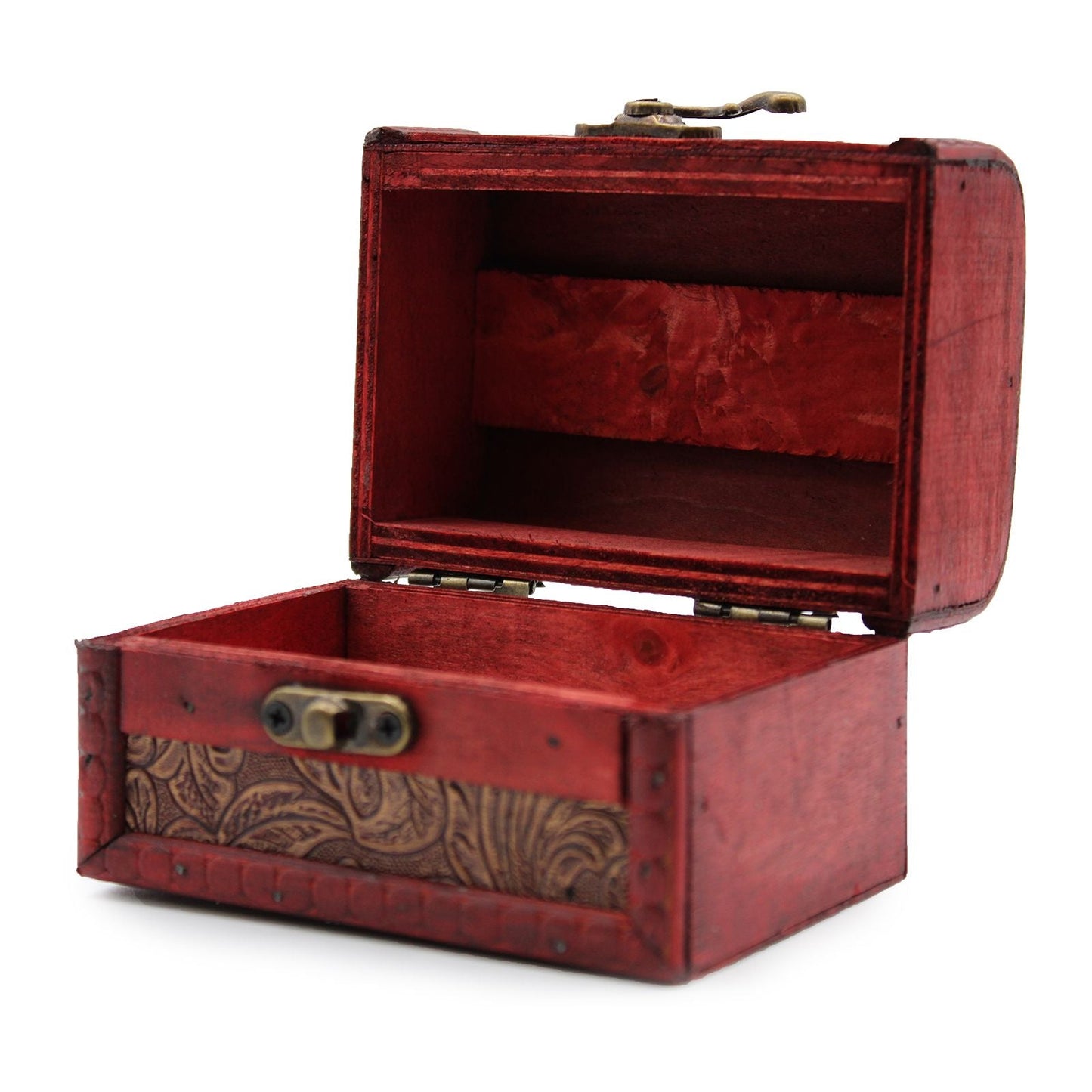 Colonial Storage Box – Floral Embossed - Luna Temple
