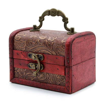 Colonial Storage Box – Floral Embossed - Luna Temple