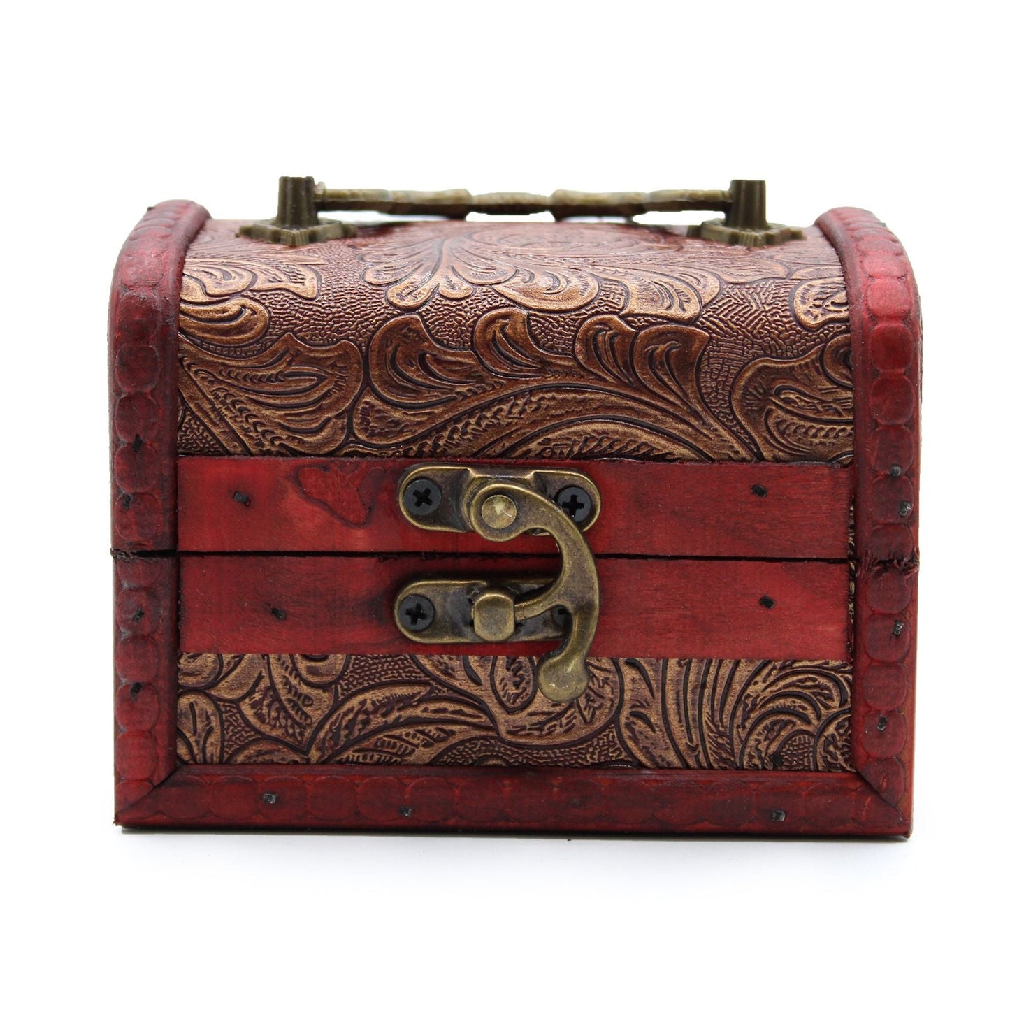 Colonial Storage Box – Floral Embossed - Luna Temple