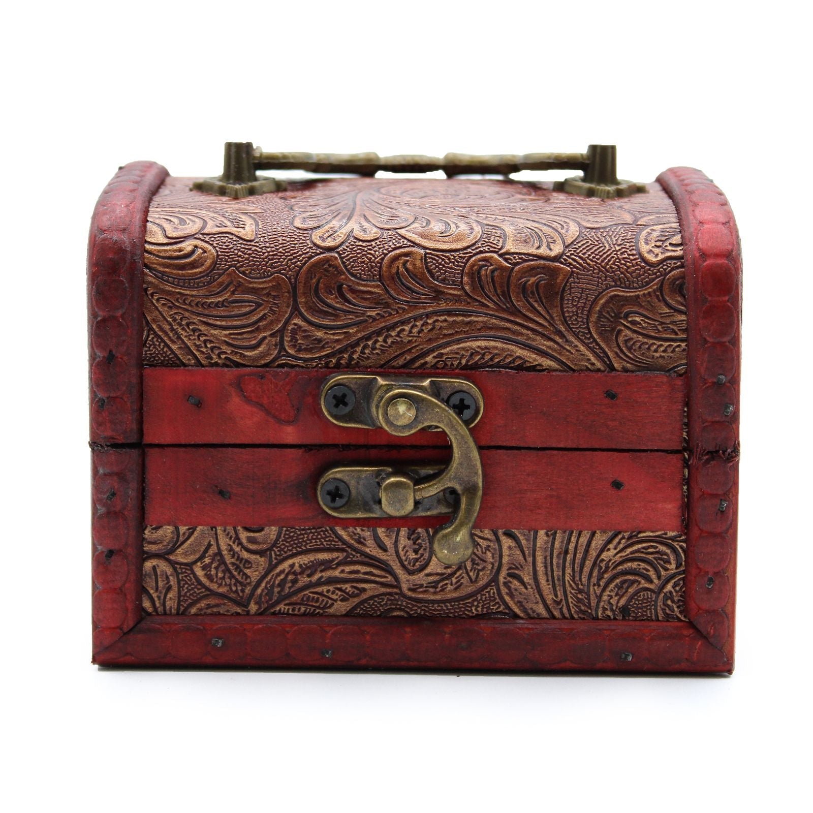 Colonial Storage Box – Floral Embossed - Luna Temple