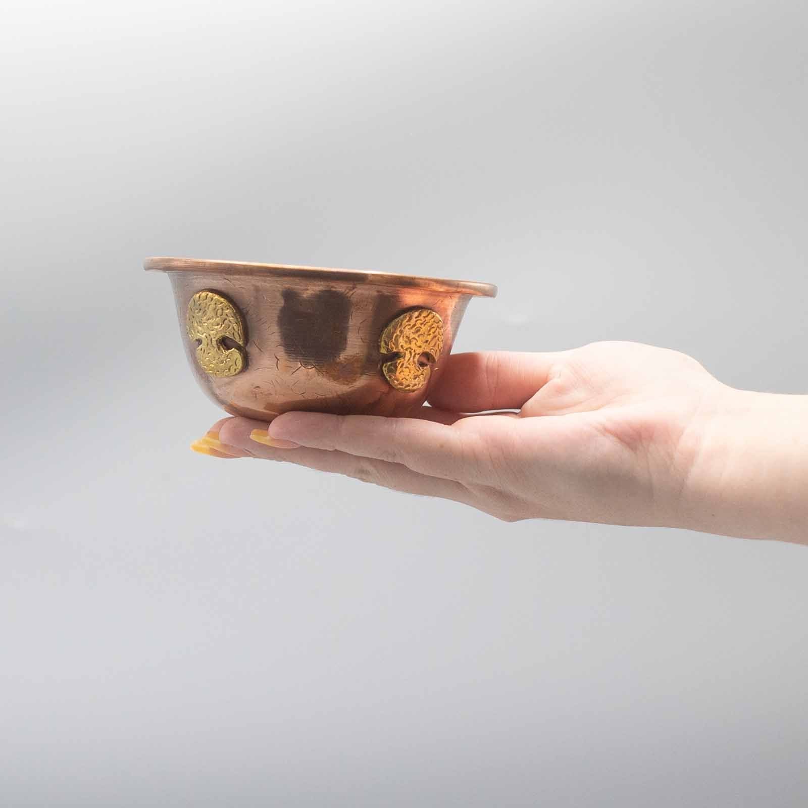 Copper Ritual Bowl with Tree of Life - Luna Temple