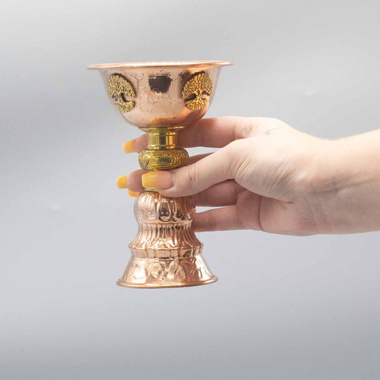 Copper Ritual Goblet with Tree of Life - Luna Temple