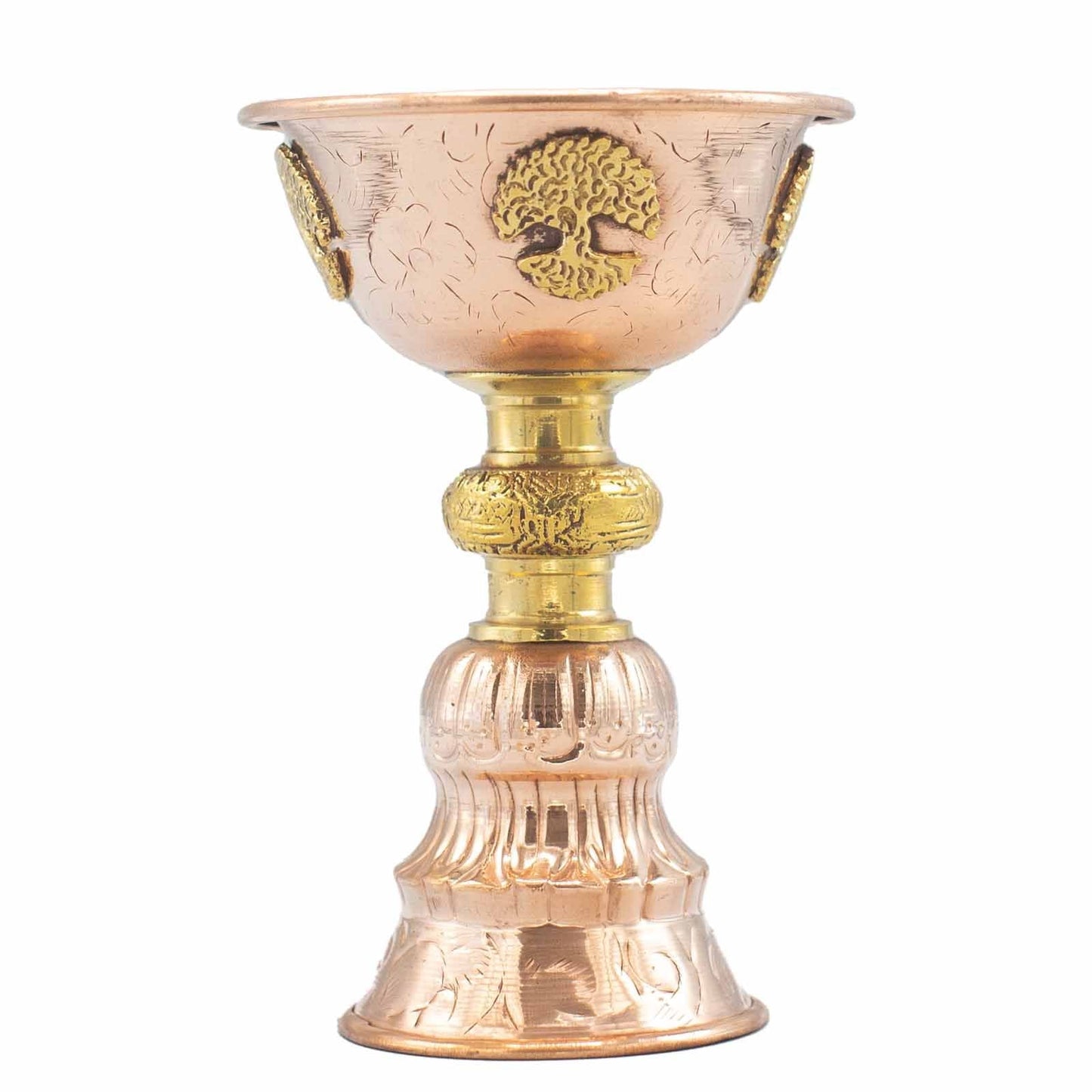 Copper Ritual Goblet with Tree of Life - Luna Temple