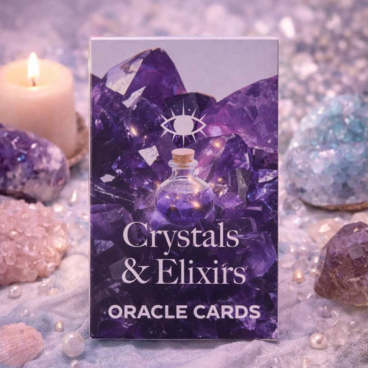 Crystals & Elixirs Oracle Cards – Healing Energy Deck - Luna Temple