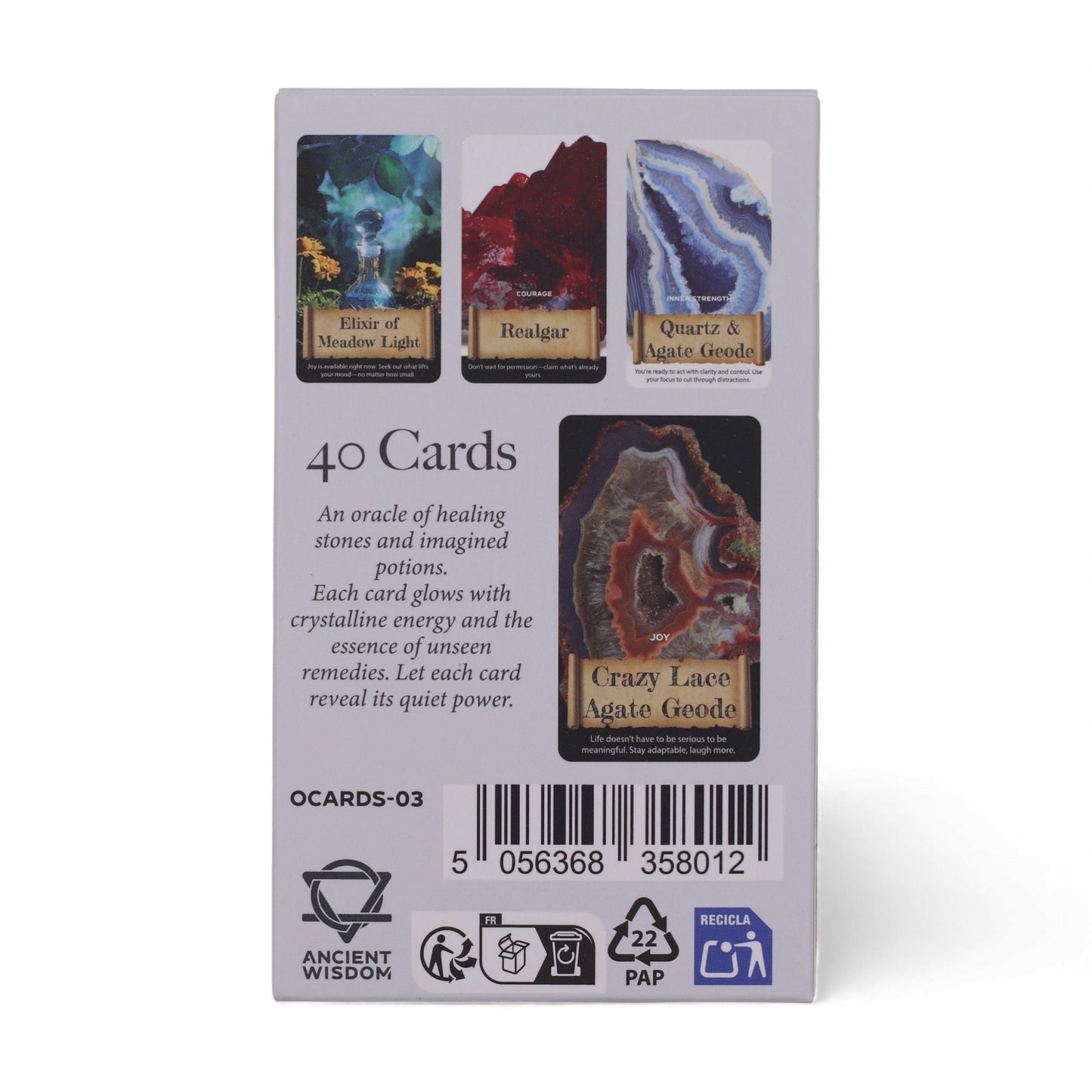 Crystals & Elixirs Oracle Cards – Healing Energy Deck - Luna Temple