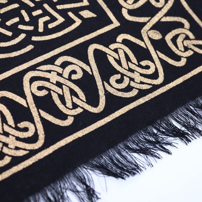 Esoteric Fringed Altar Cloth - Chakra Chart - Luna Temple