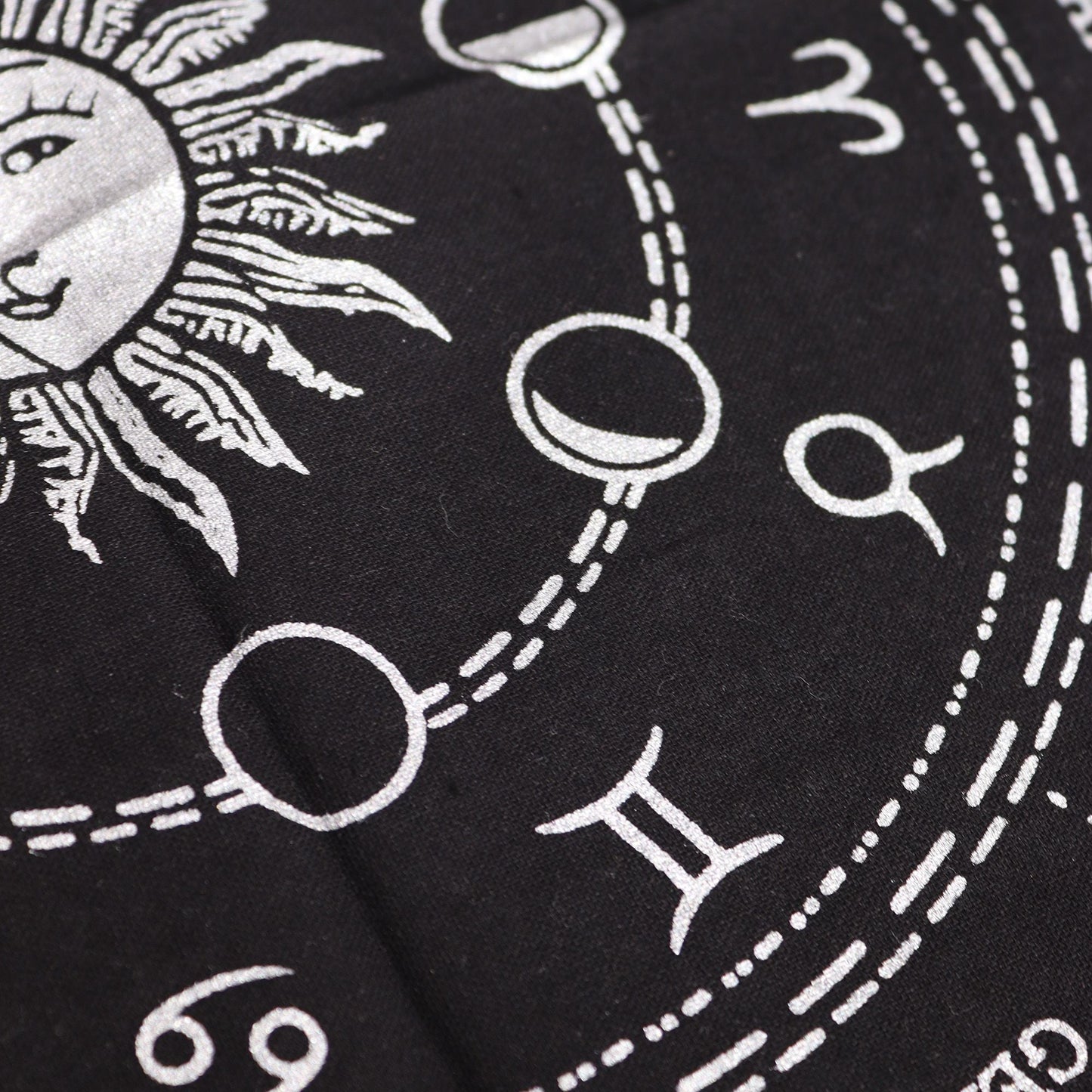 Esoteric Fringed Altar Cloth - Horoscope - Luna Temple