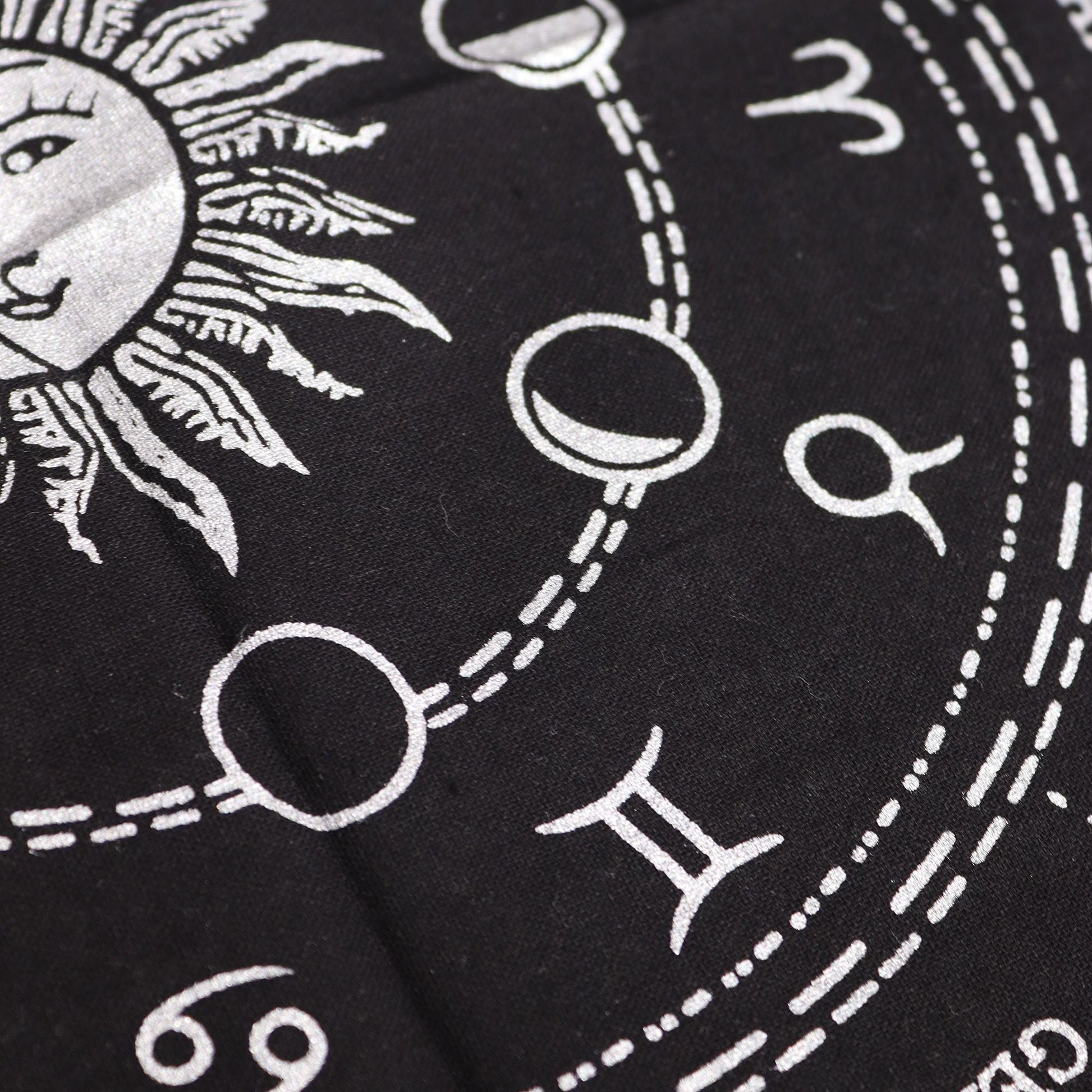 Esoteric Fringed Altar Cloth - Horoscope - Luna Temple
