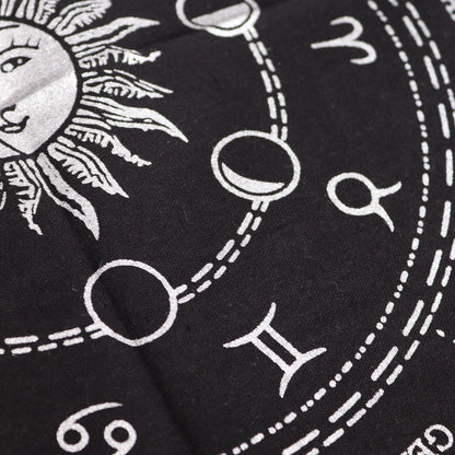 Esoteric Fringed Altar Cloth - Horoscope - Luna Temple
