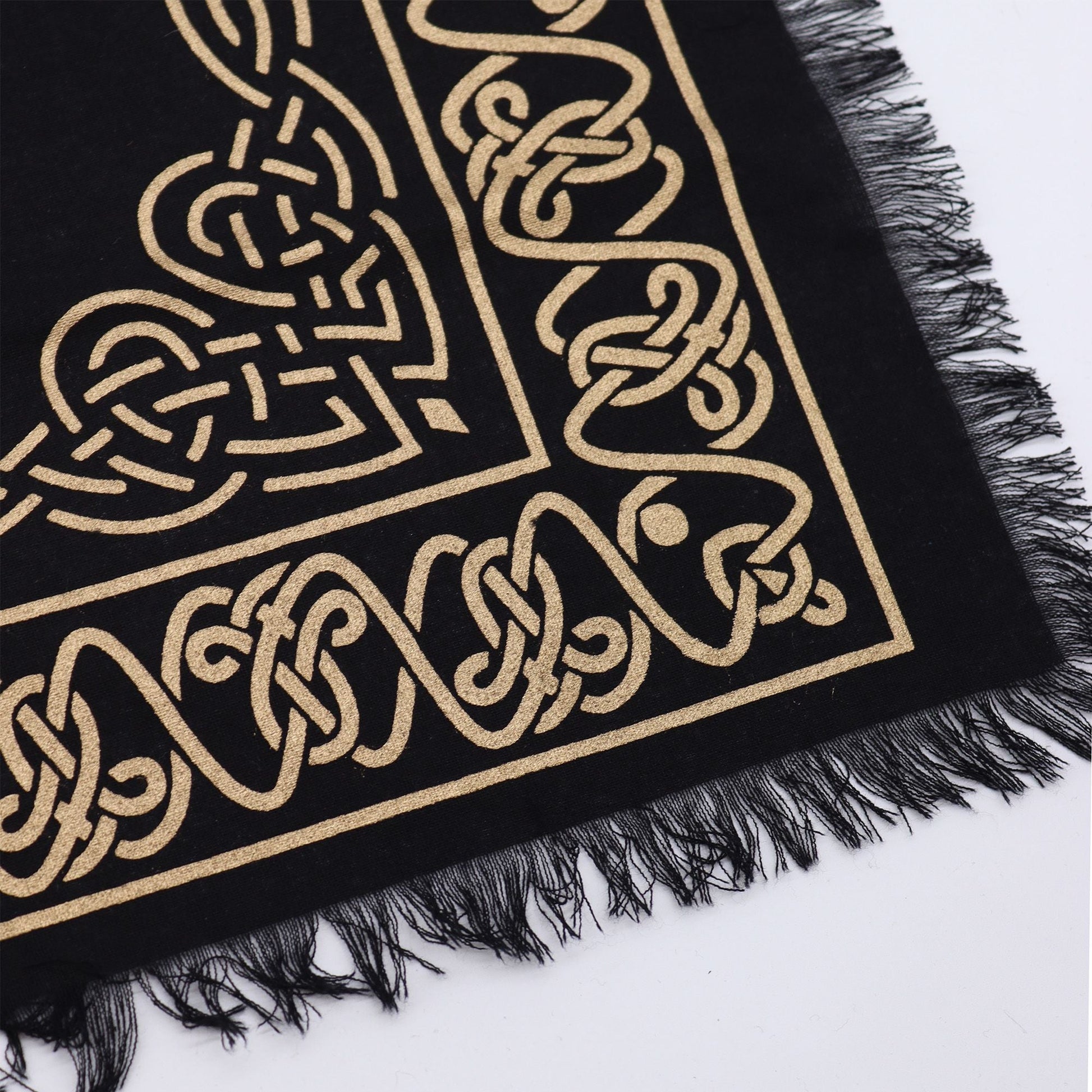 Esoteric Fringed Altar Cloth - Pentagon - Luna Temple