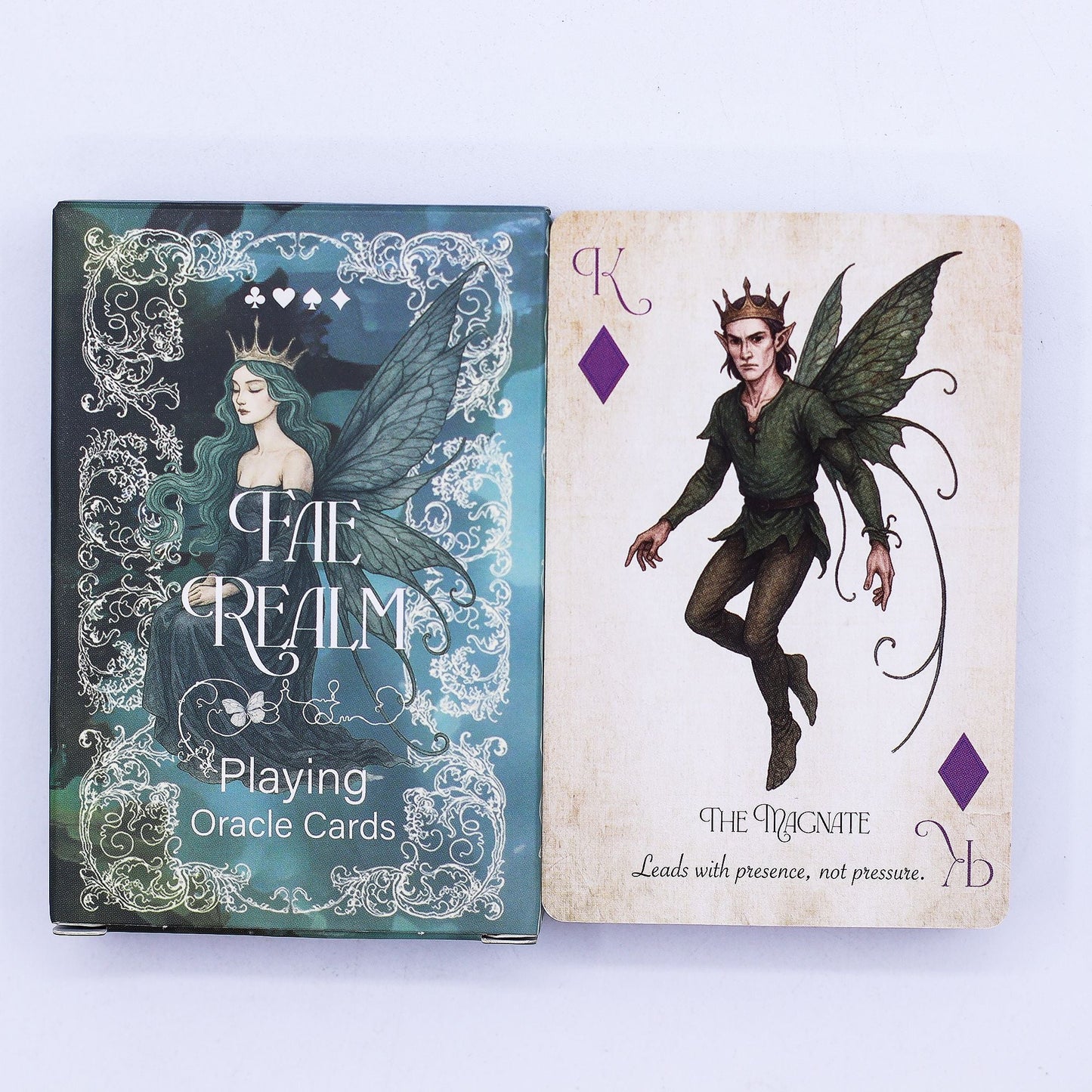 Fae Realm Playing & Oracle Cards – Fairy Theme - Luna Temple