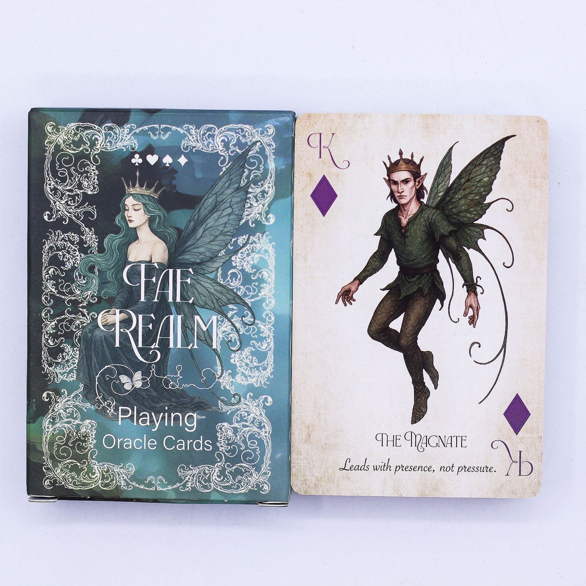Fae Realm Playing & Oracle Cards – Fairy Theme - Luna Temple