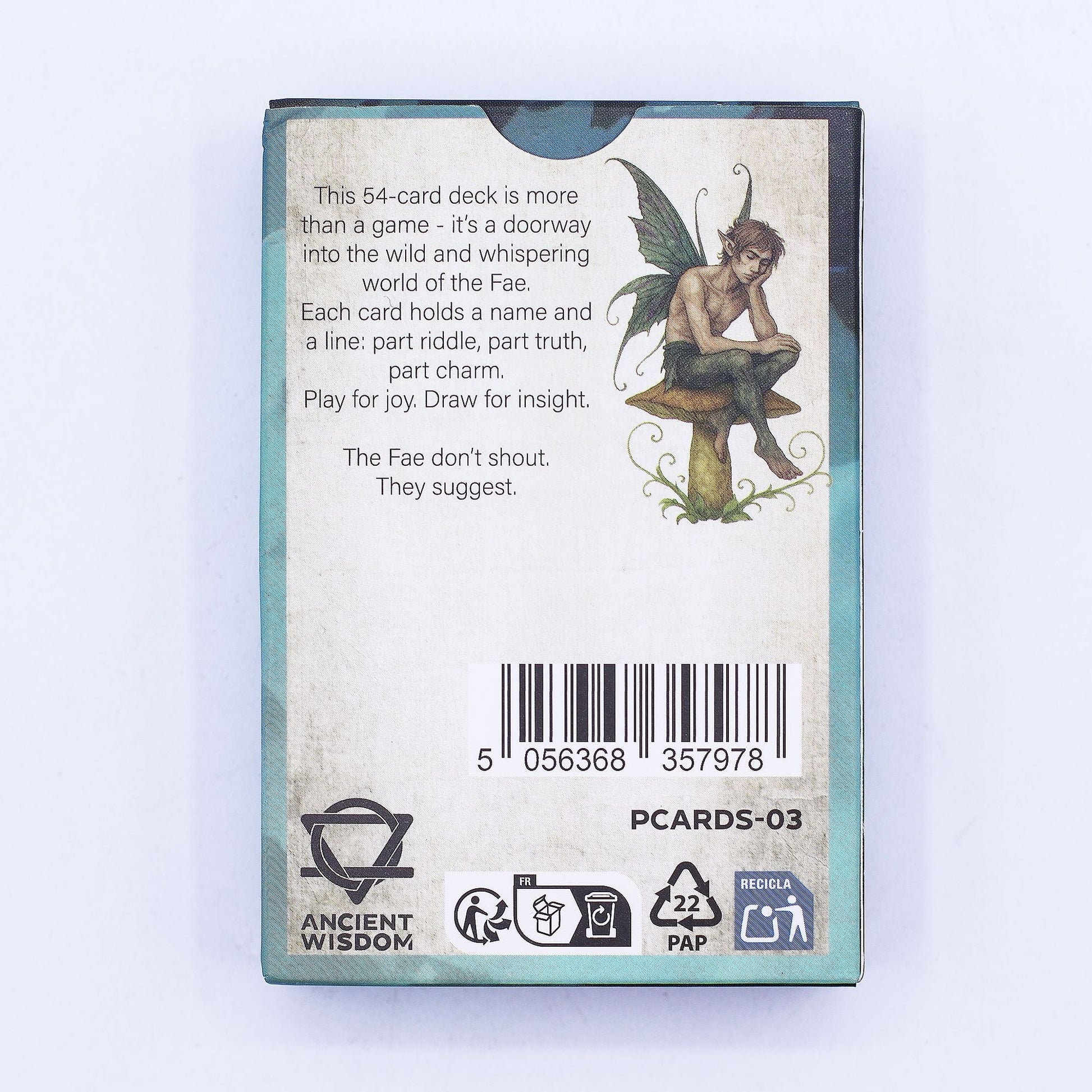 Fae Realm Playing & Oracle Cards – Fairy Theme - Luna Temple