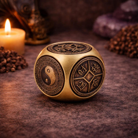 Feng Shui Fortune - Traditional Zodiac Symbol Dice - Luna Temple
