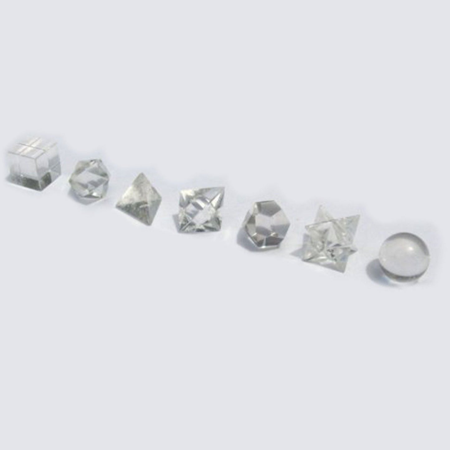 Geometric Seven Piece Crystal Set - Luna Temple