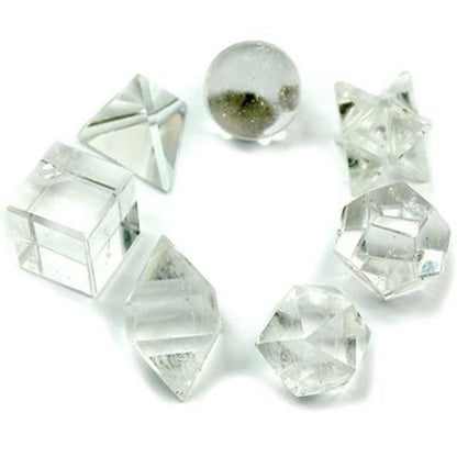 Geometric Seven Piece Crystal Set - Luna Temple