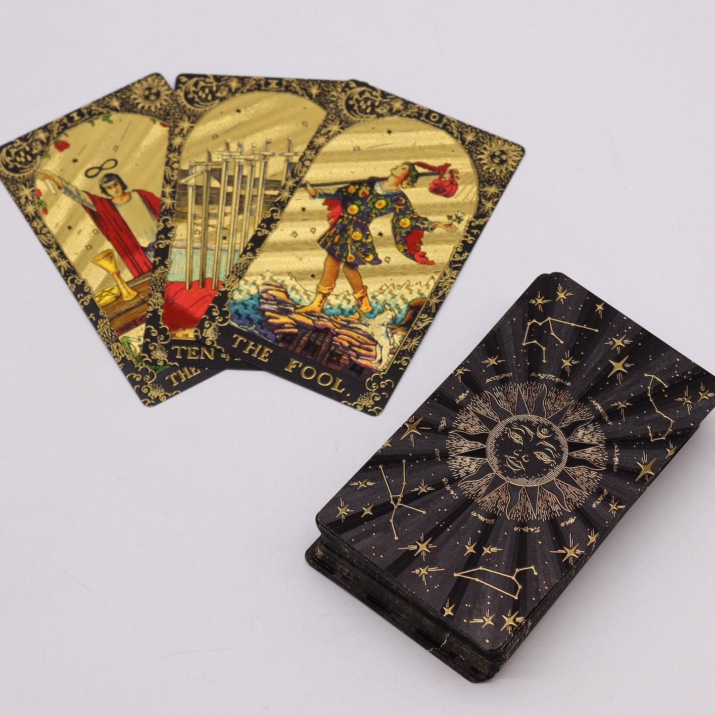 Gold Foil Tarot - Let the Magic Begin - Gift Box - Luna Temple