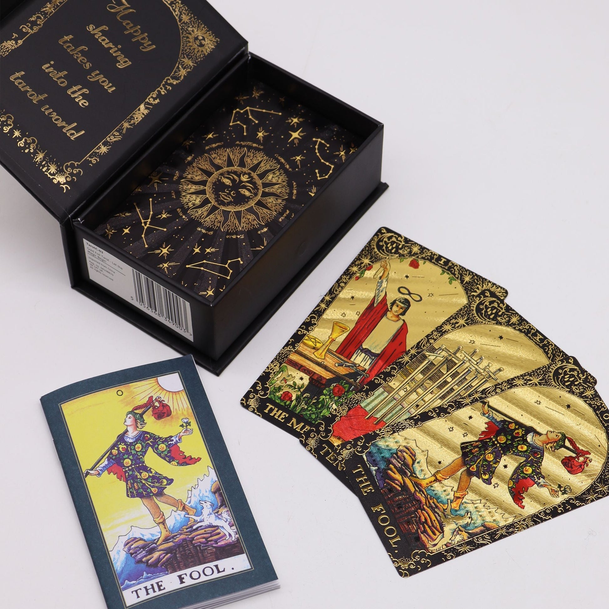 Gold Foil Tarot - Let the Magic Begin - Gift Box - Luna Temple