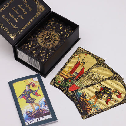 Gold Foil Tarot - Let the Magic Begin - Gift Box - Luna Temple
