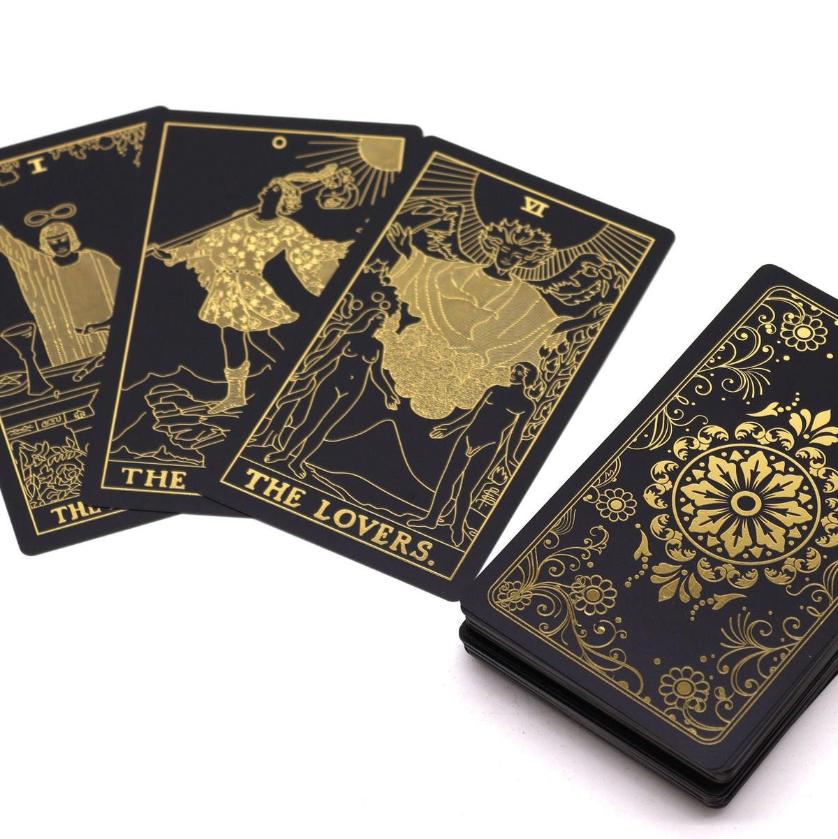 Gold Foil Tarot Set with Book - Gift Box - Luna Temple