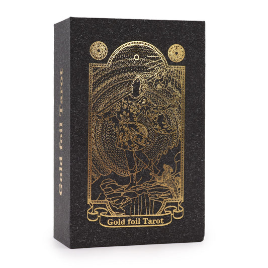 Gold Foil Tarot Set with Book - Gift Box - Luna Temple
