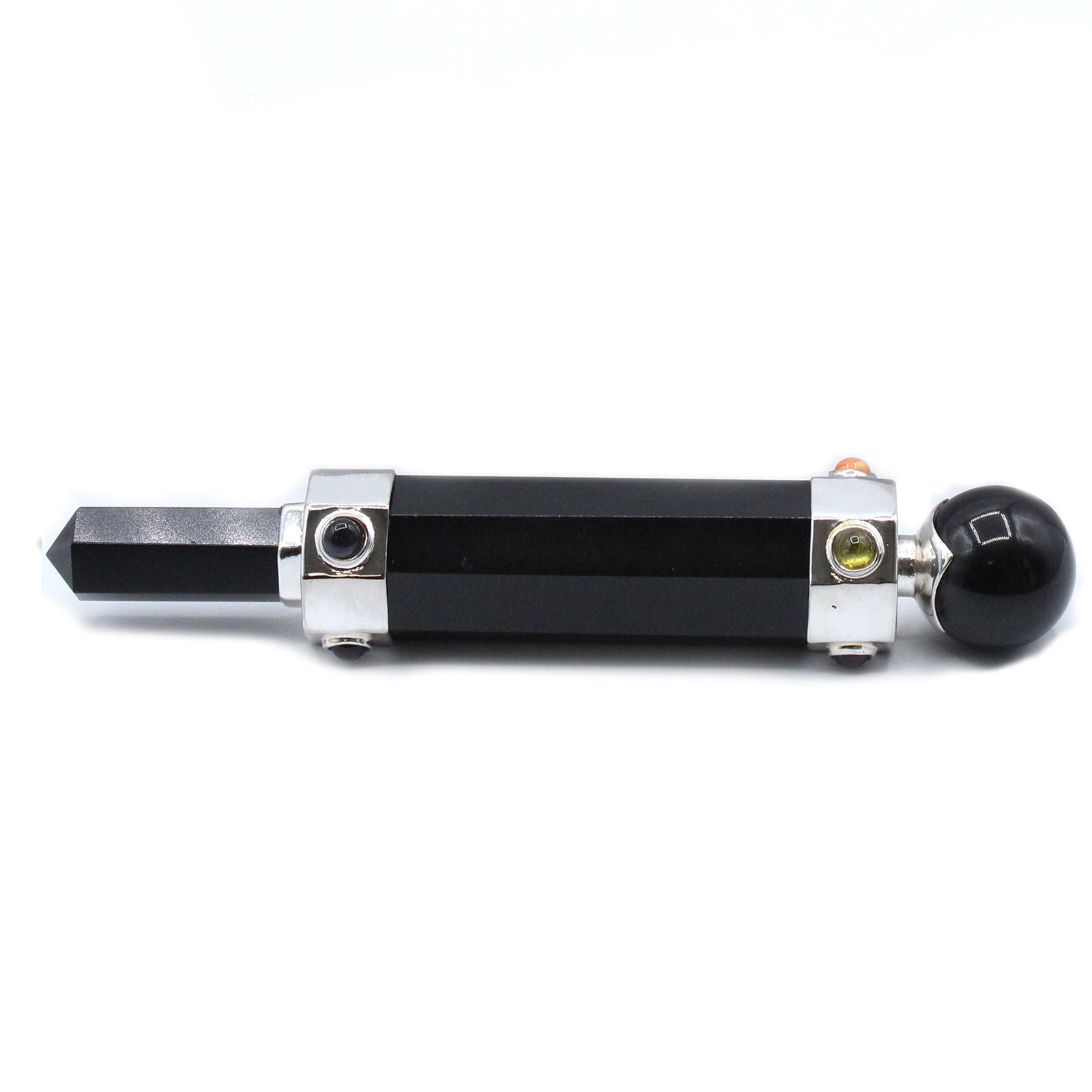 Hexagonal Crystal Healing Wand – Black Agate - Luna Temple