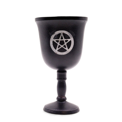 Iron Ritual Goblet with Pentagon - Luna Temple