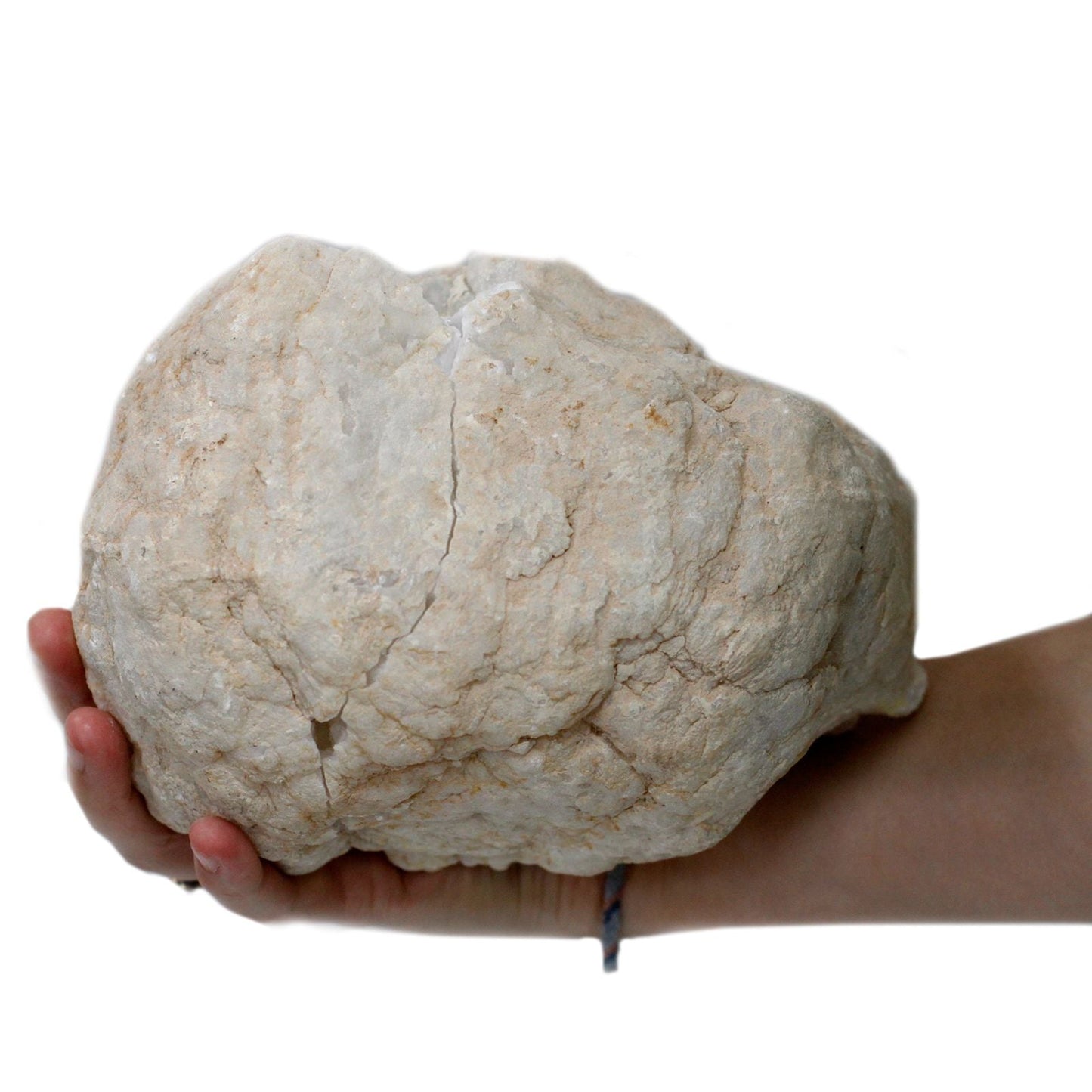 Large Calcite Geodes 15–18cm – Natural Crystal Pair - Luna Temple