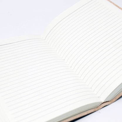 Leather Black Onyx Notebook - Luna Temple